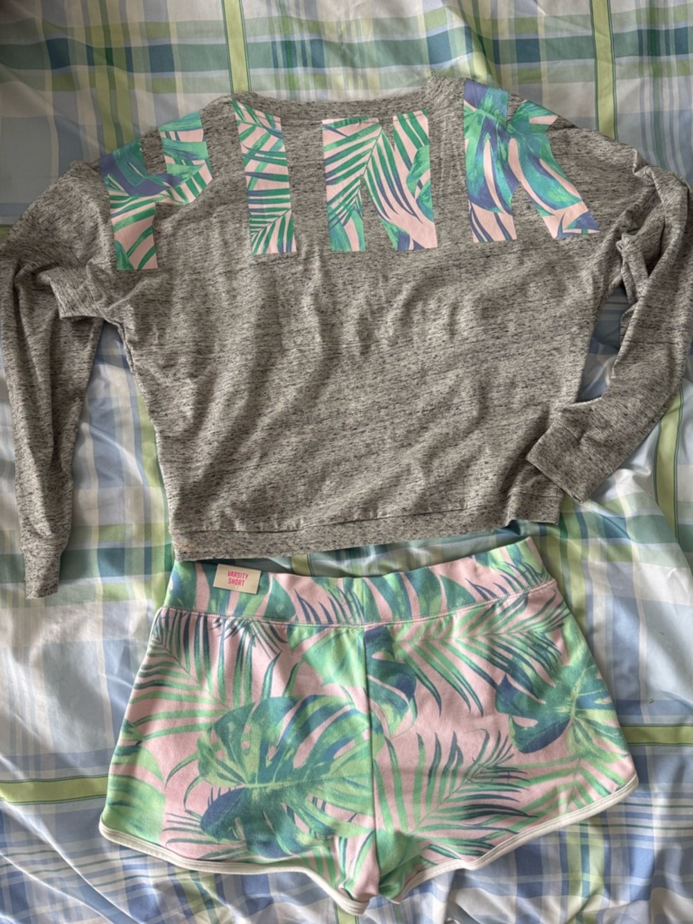 PINK Victoria's Secret Tropical Print Set
